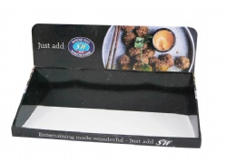 Counter display stand with custom design