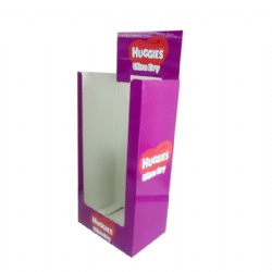 Supermarket paper pallet display stand